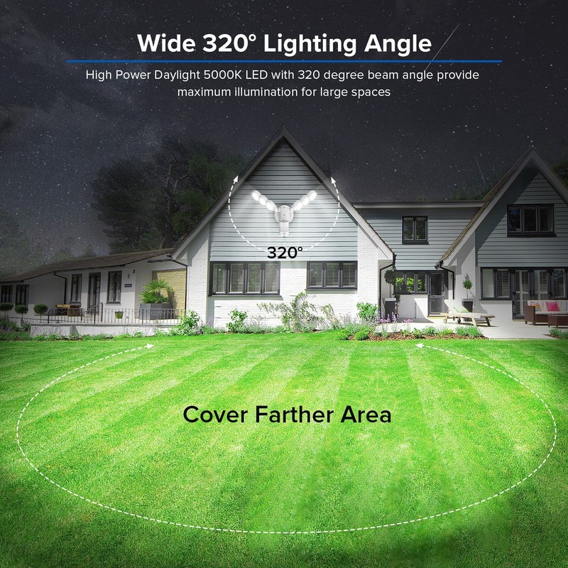 6000LM LED Floodlight PIR Motion Sensor Security Outdoor Wall Light Dusk to Dawn gallery