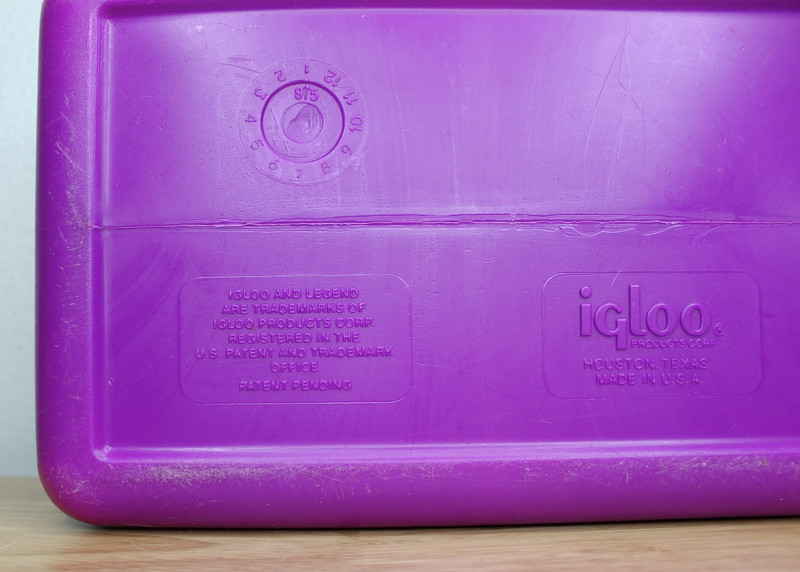 Igloo Legend 4 Cooler – Purple/Teal – Vintage 1995 Lunch Cooler – Hard Shell gallery