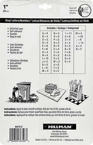 847212 1-Inch Die-Cut Letters/Numbers Kit, Black 1 Count (Pack of 1) gallery