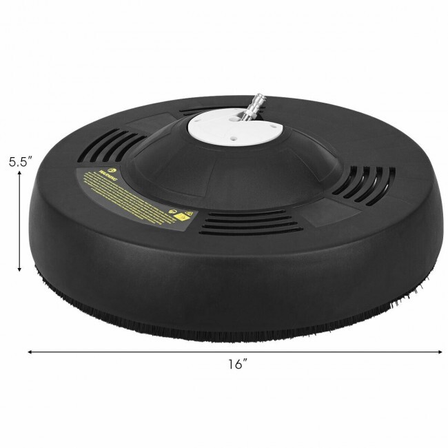 Costway Utility Surface Cleaner Pressure Washer Attachment 3000 PSI 16-Inch Head gallery