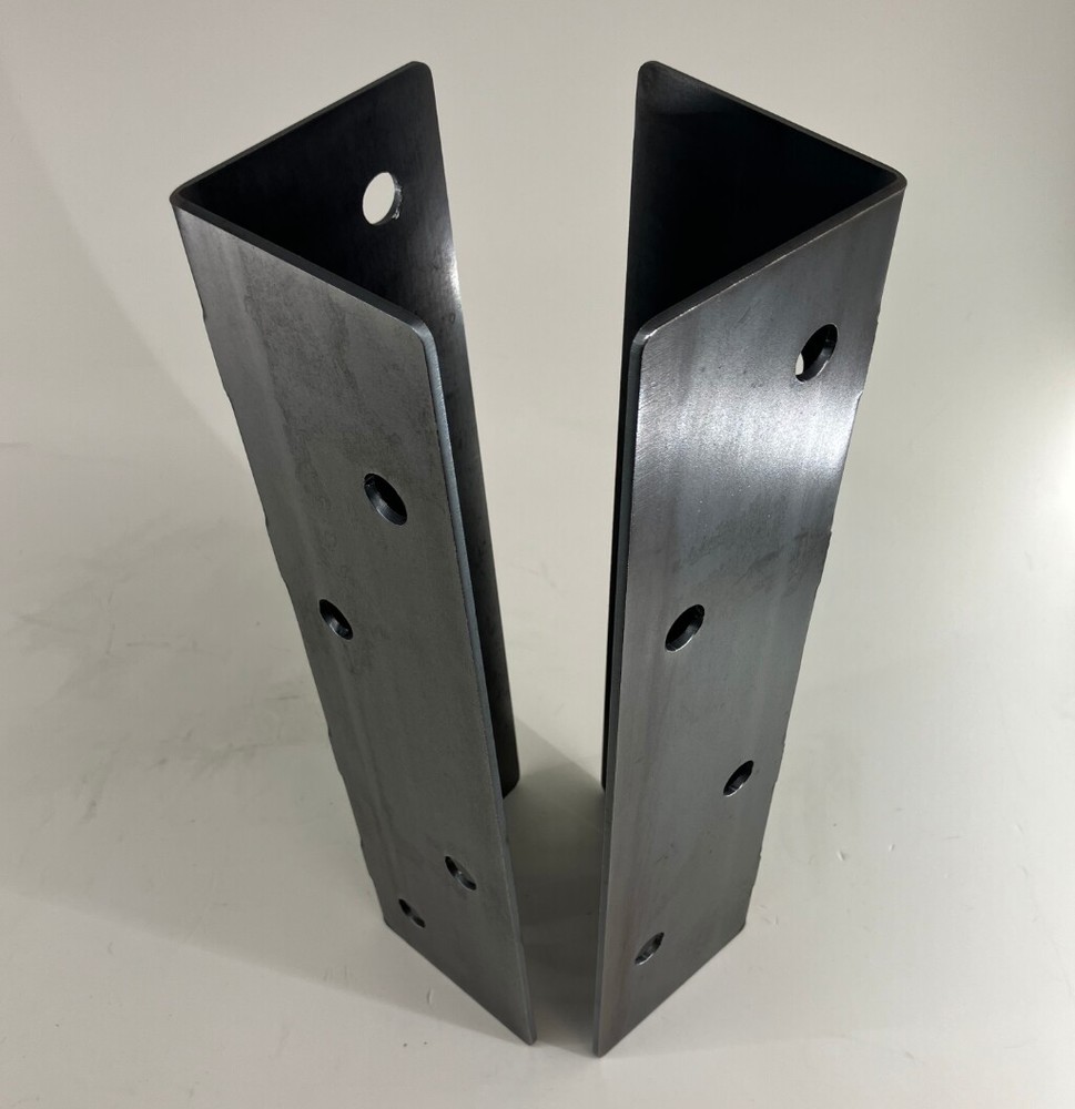 PostHugger™ 2Pc Clamshell Union Splice Bracket for 4x4’s or 6x6's | 1/8" Thick