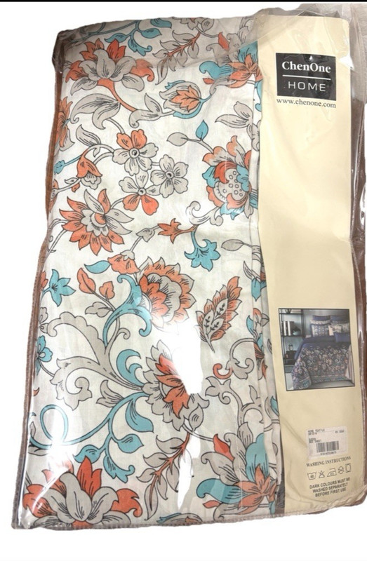 FRENCH FLORAL QUEEN BEDSHEET SET |100% COTTON 3 PIECE | COUNTRY CHINTZ COTTAGE gallery