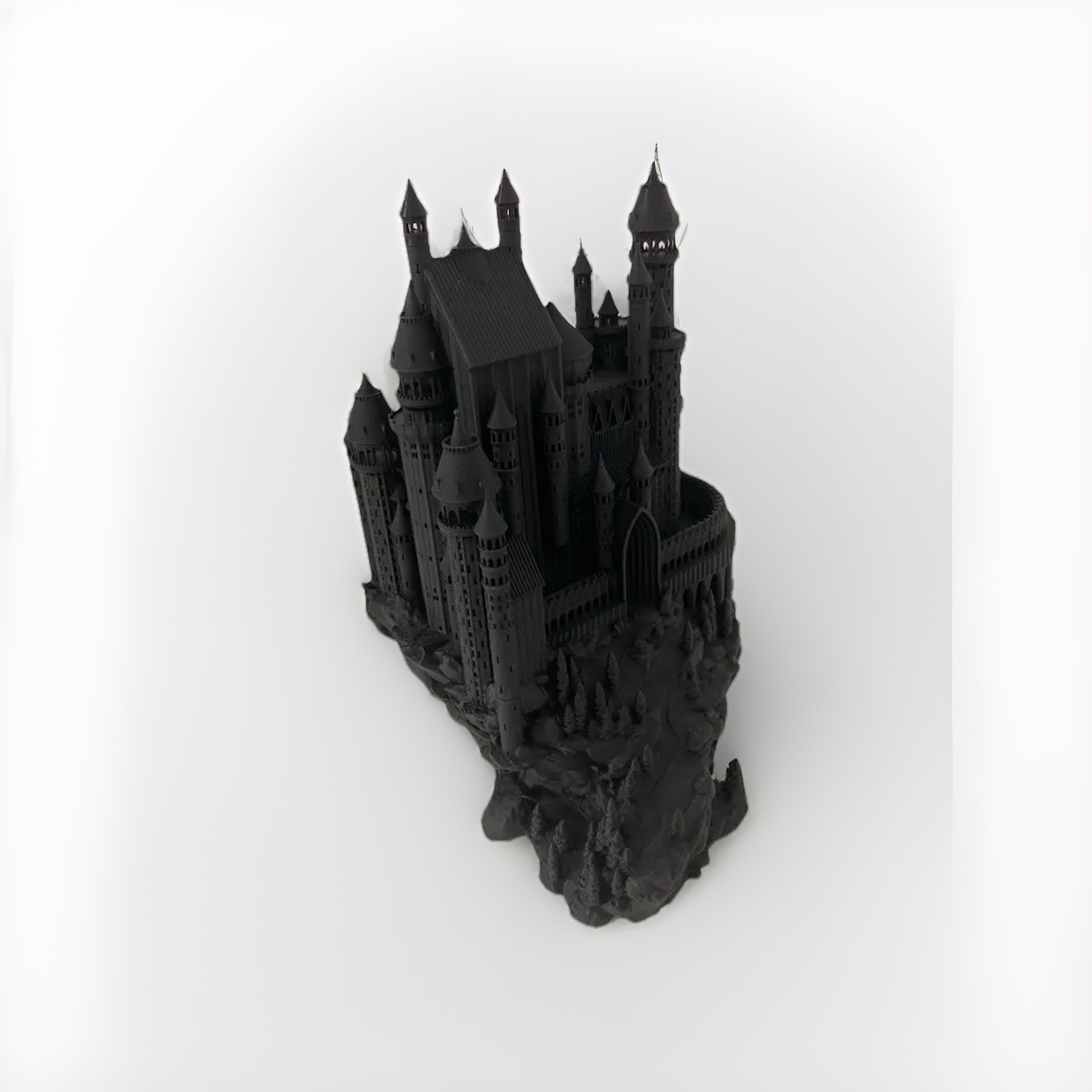 Medieval Castle | High-Detail 3D Printed Fantasy Castle | European Castles-Black gallery