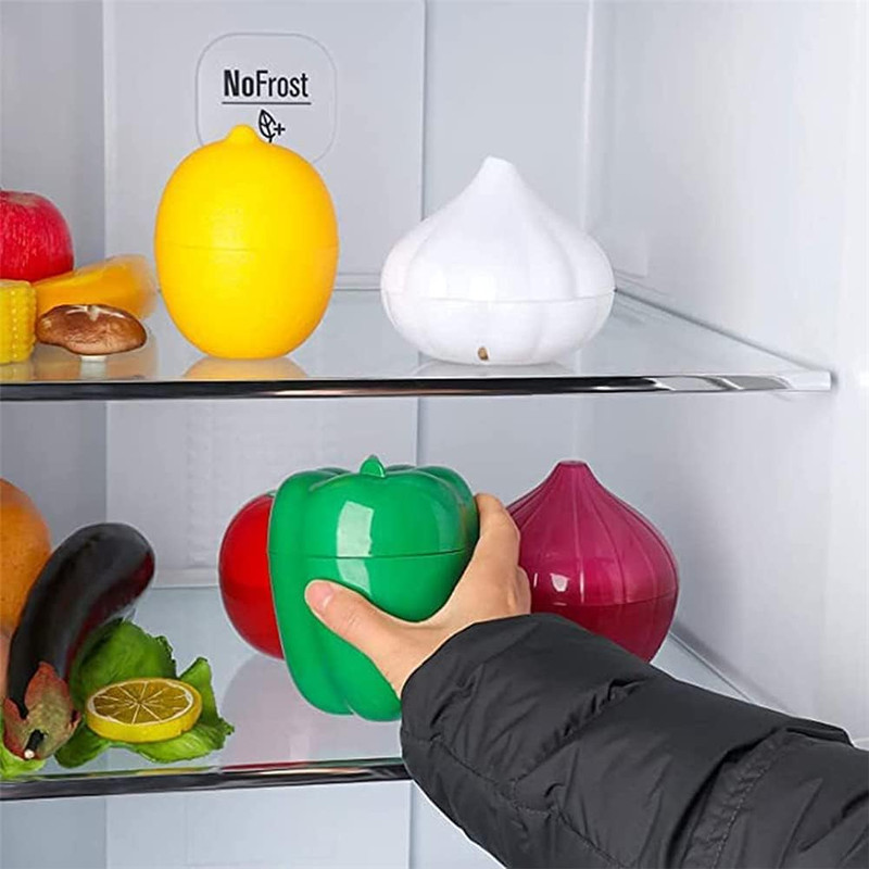 5Pcs Vegetable Storage Boxes Fruit Fresh Keeping Containers Reusable Plastic Set gallery