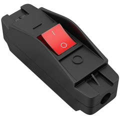Inline Cord Switch, Heavy Duty 16A AC125V/250V Large Current In-Line On/Off Rock