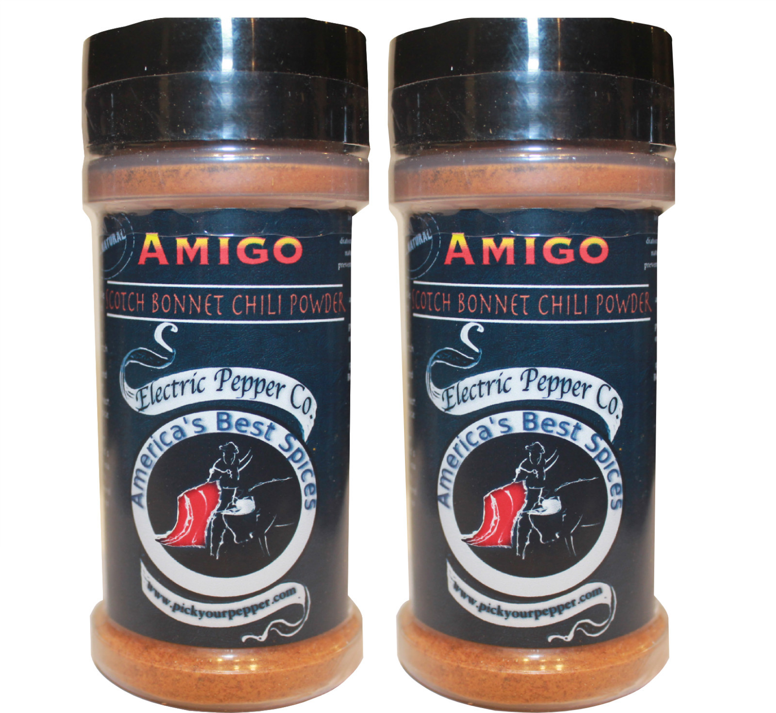 Chili Pepper Powder Gift Set Dried Scotch Bonnet Hot Spice Seasoning 2 x 1.5 oz gallery