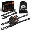 Retractable Ratchet Straps (2-Pack) - 1 in x 10 Ft (1500lb Break Strength) - ... gallery