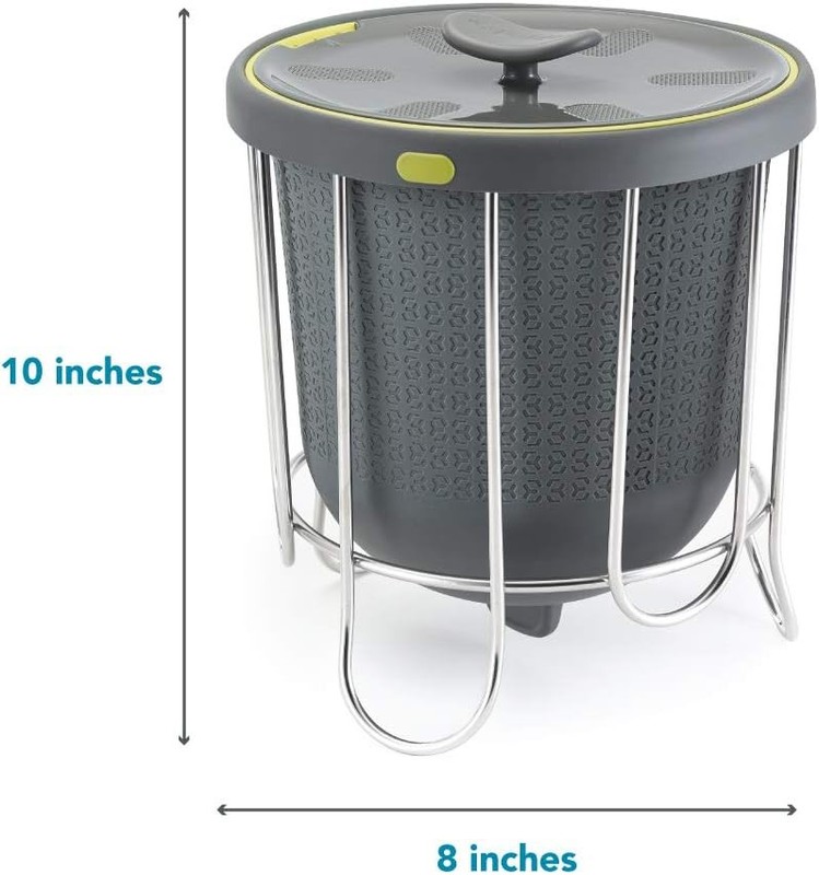 Kitchen Composter-Flexible Silicone Bucket inverts Emptying & Cleaning no Need gallery