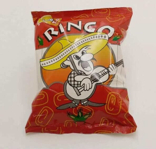 Chips Ringo Cheese Flavor HALAL 20 Bag X 28 Grams Hala شيبس رينجو بالجبنة gallery