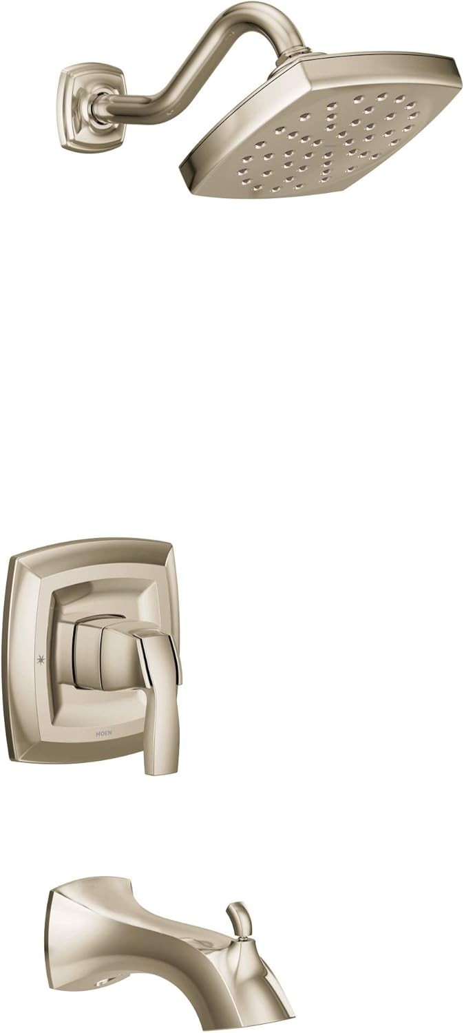 Moen UT3693EPNL Voss Single-Handle Tub and Shower Trim Kit in Polished Nickel gallery