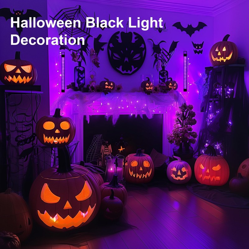 Rechargeable Black Light Bar 10W 4600mAh Battery Operated - Portable for Glow gallery