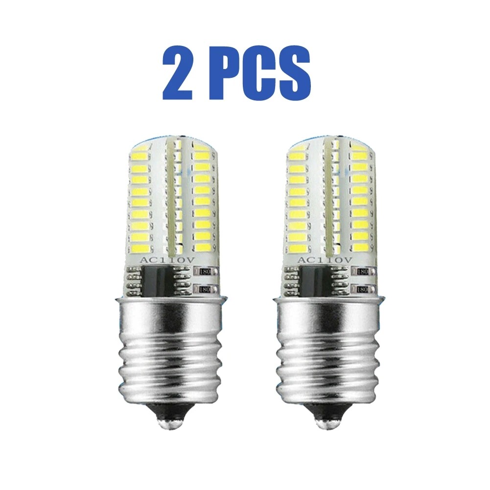 2PCs E17 LED Bulb Microwave Oven Light Dimmable 4W 6000K Natural White Light gallery