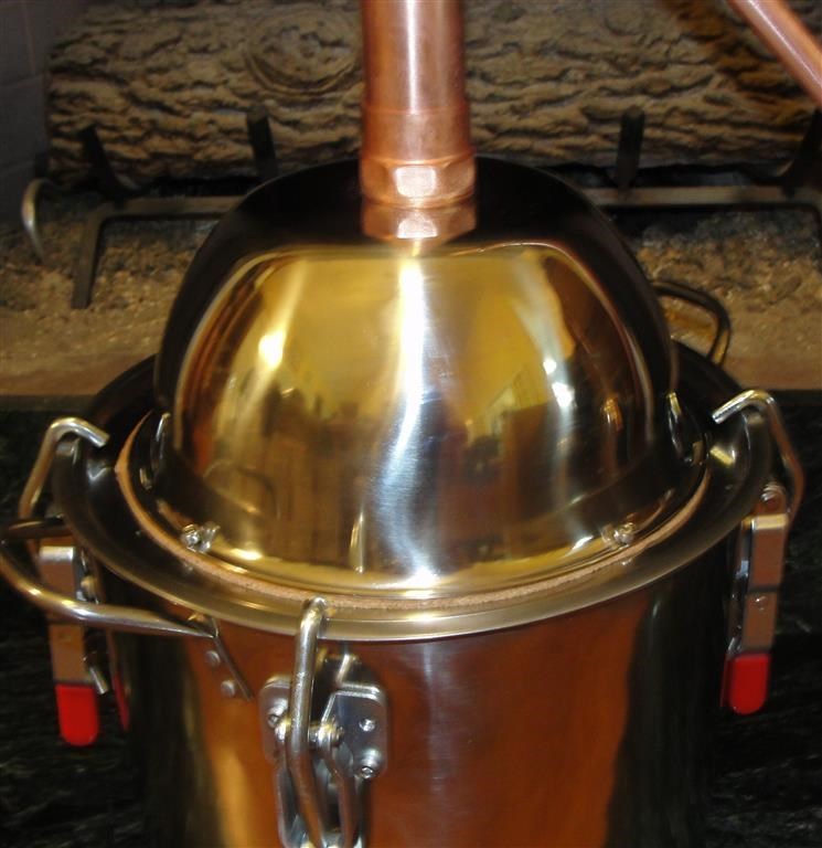 Copper Alcohol Moonshine Ethanol Still E-85 Reflux NR5 Gallon Stainless Boiler gallery