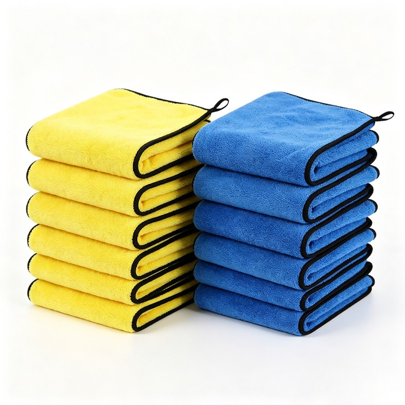 6PCS Quick Dry Car Wash Drying Towel Soft Skin-Friendly Reusable Cleaning Cloth gallery