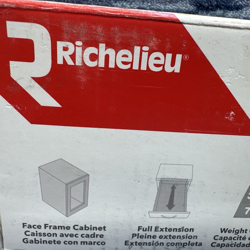 Richelieu Full Extension Concealed Undermount Soft Close Drawer Slides 18inch gallery