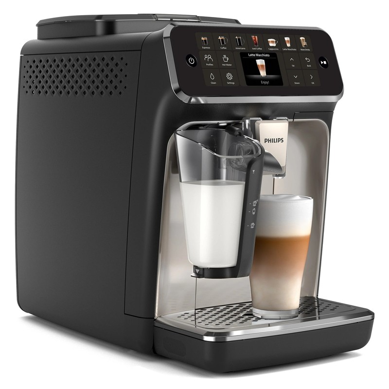 Philips 4400 LatteGo Automatic Espresso Machine, Black | 12 Recipe | EP4447/90 gallery
