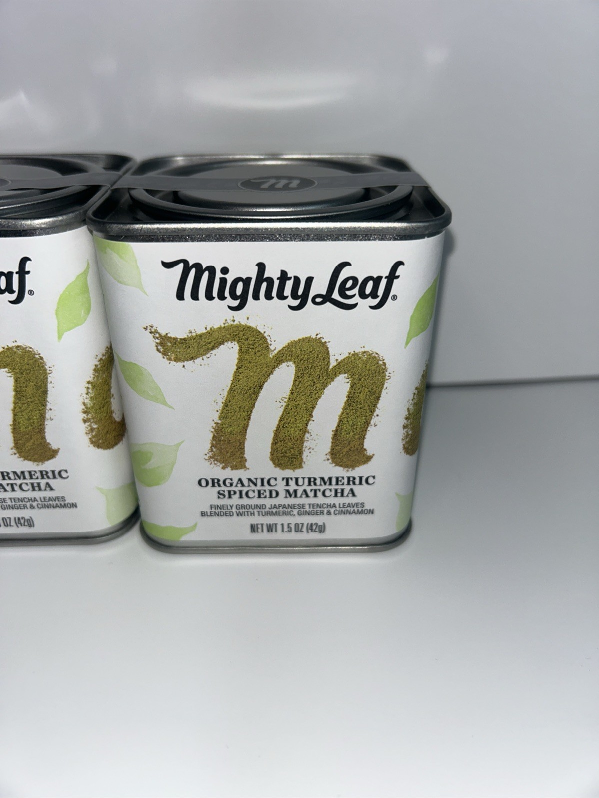 (2) Mighty Leaf Organic Spiced Turmeric Matcha Tea Powder 1.5 Oz (06/2027) gallery