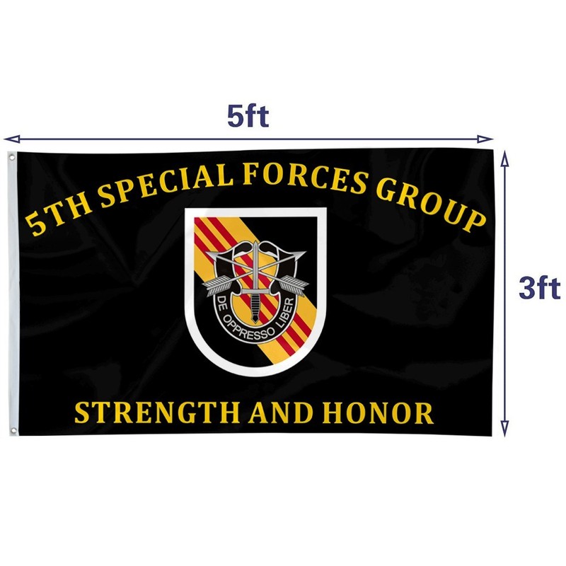 5th Special Forces Group Strength and Honor Flag 3x5Feet with Brass Grommets gallery