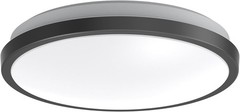 DYMOND 10”Matte Black LED Ceiling Light Flush (4000K Natural Daylight)