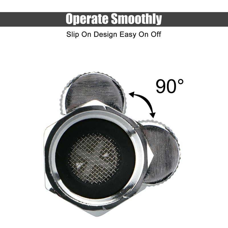 G1/2" Brass Flow Quick Control Shut-OFF Valve Shower Head Water Saver Bathroom gallery