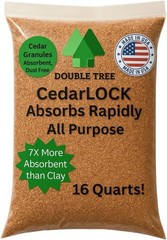 CedarLock Oil Absorbent Spill Solution Cedar Granules