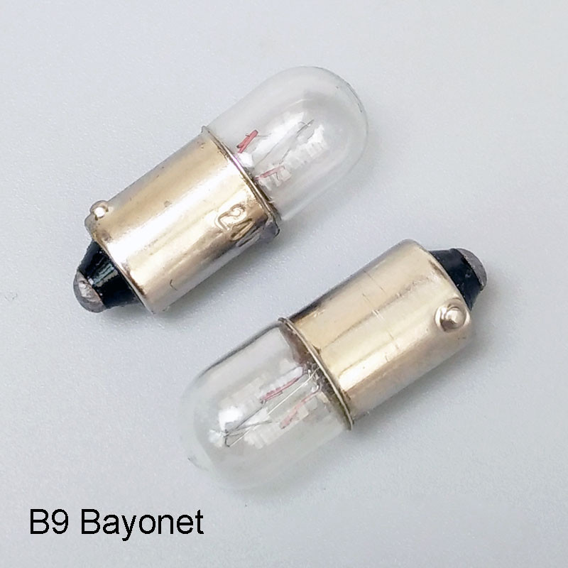 B9 E10 Screw/Bayonet Indicator Light Bulb Lamp 6.3/12/24/30/36/48V 1/1.5/2/3/5W gallery