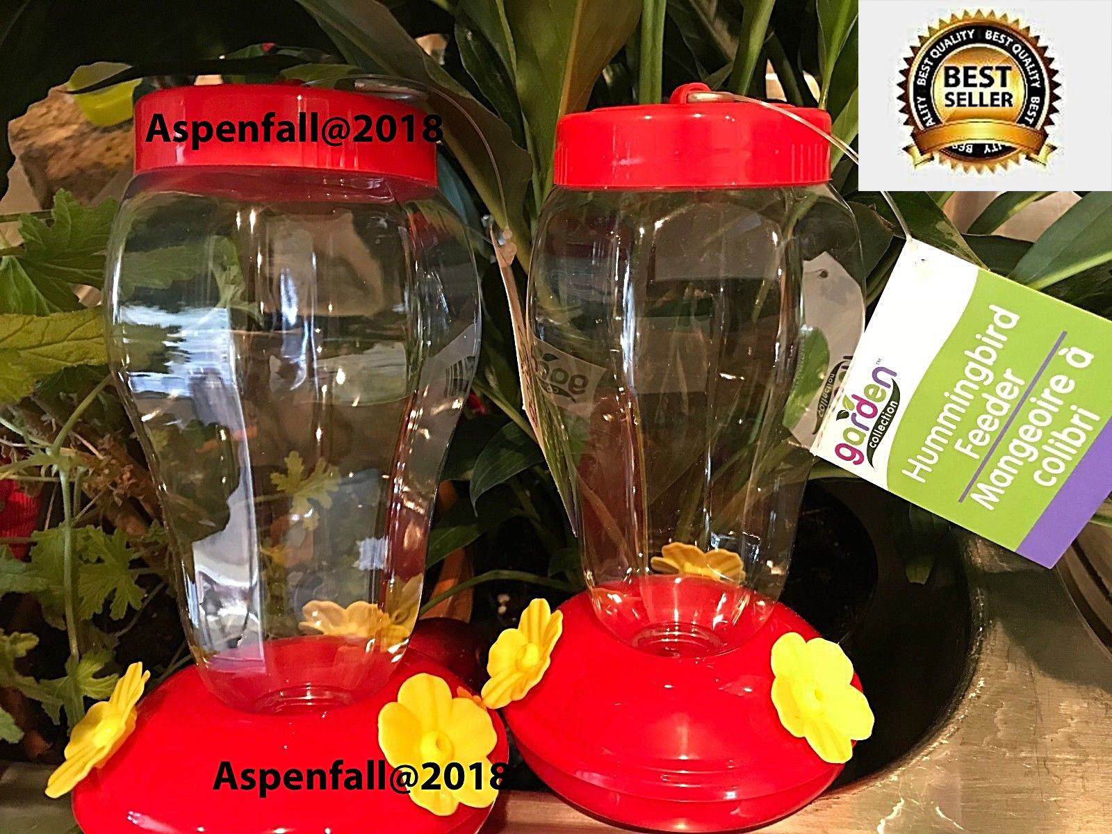 🐦🐦Red Hummingbird Nectar Feeders 2 Pk Hanging~~/Free Shipping gallery