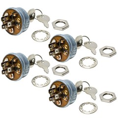 4PK Ignition Switch with Keys for Cub Cadet 725-0267 725-3026 925-0267B