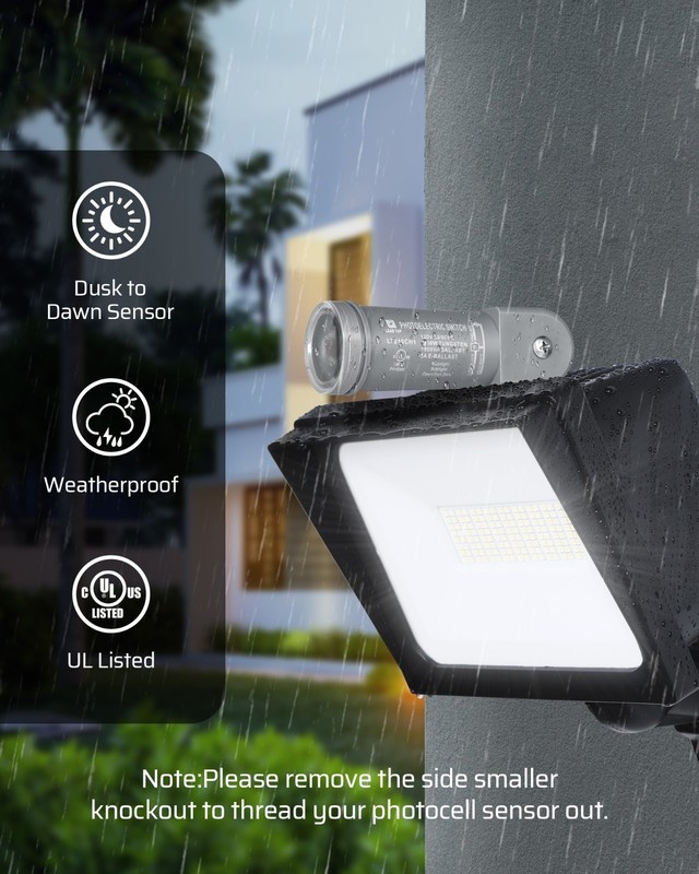 120VAC Dusk to Dawn Sensor, Light Sensor Switch, Swivel Mount, Photocell Light gallery
