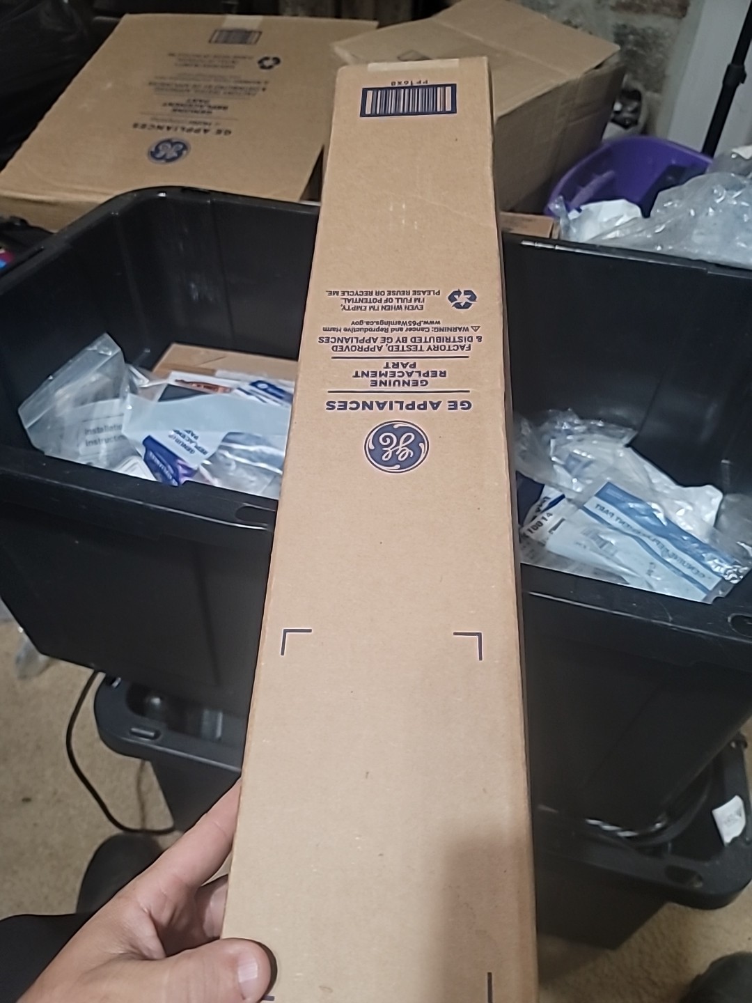 Brand new genuine GE UPPER RACK SLIDE WD30X34183 gallery