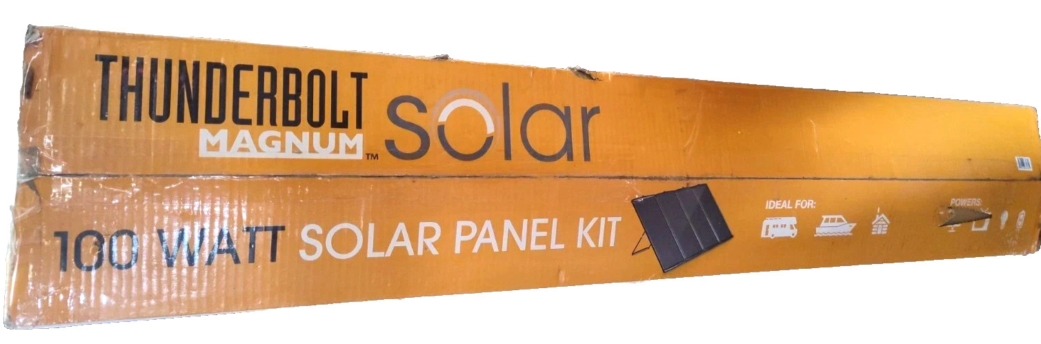 Thunderbolt Magnum Solar 100 Watt Solar Kit BRANDNEW! gallery
