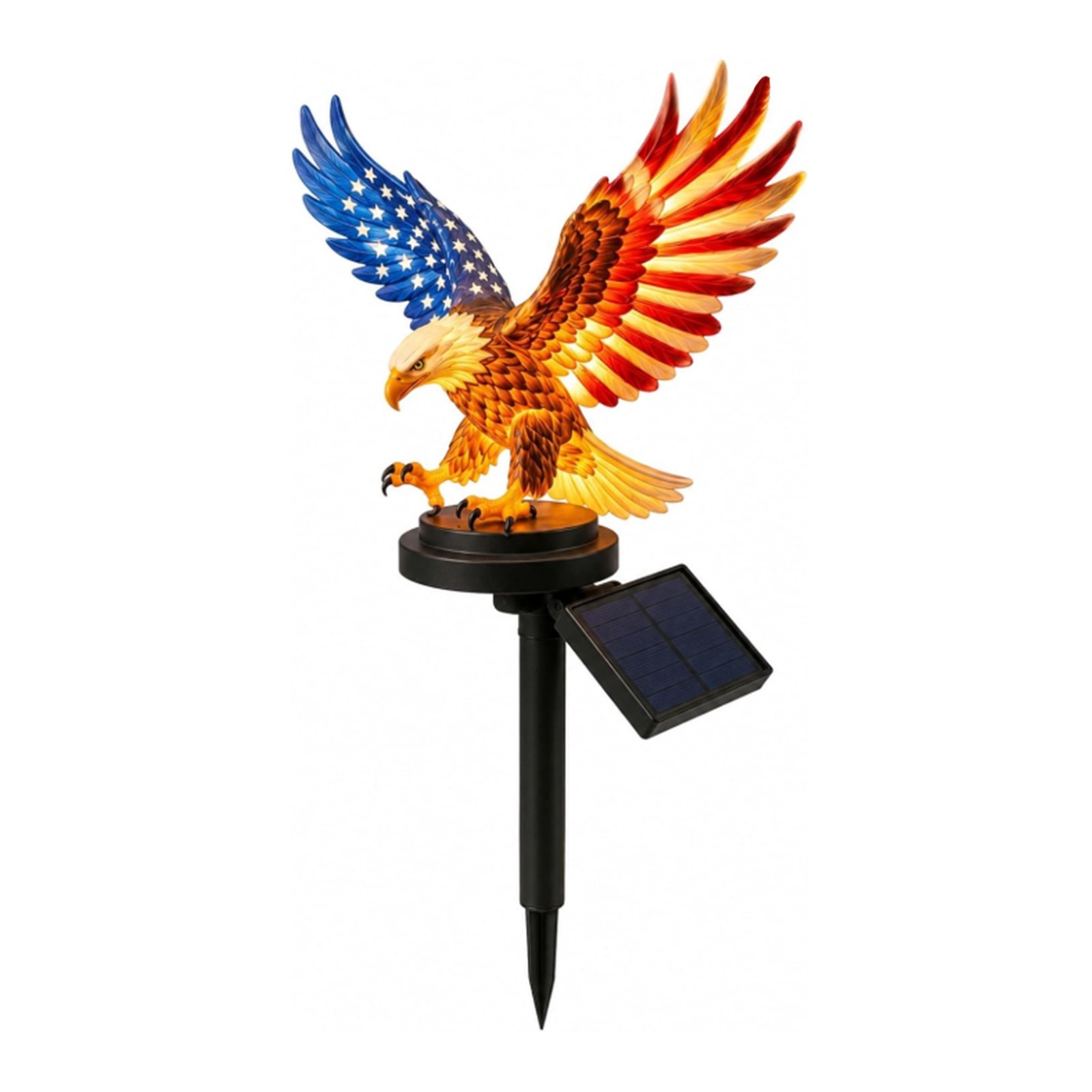 Solar Eagle Garden Stake Light Personalized Waterproof Outdoor Yard Memorial Lam gallery