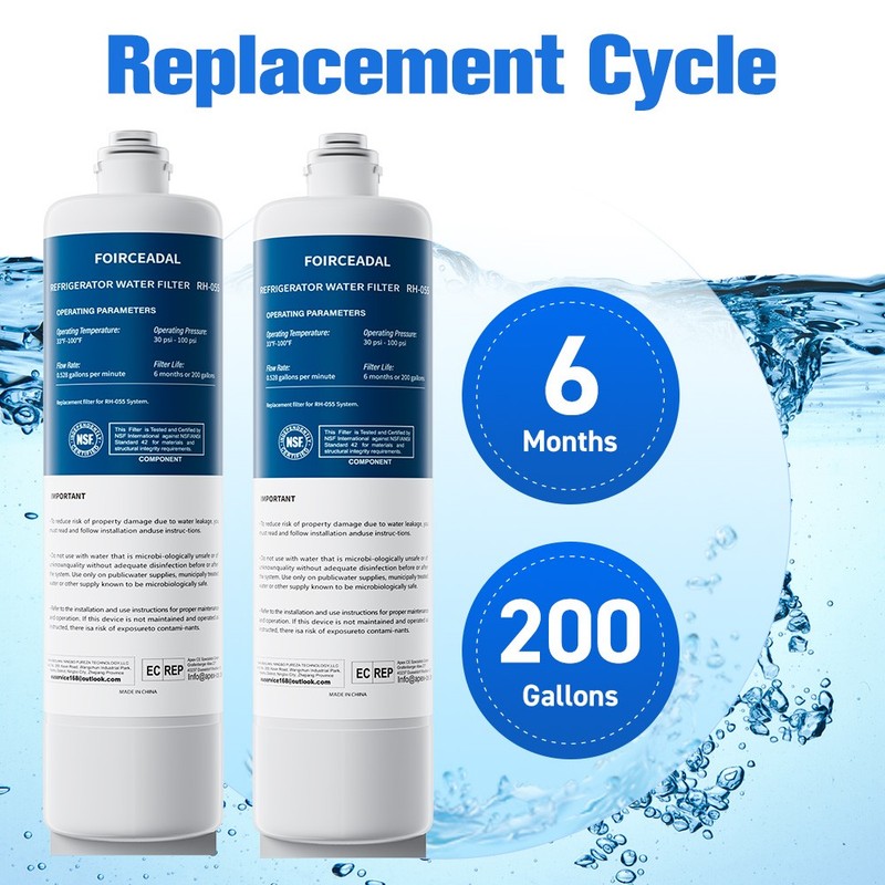 2Pack BORPLFTR50 Replacement for Bosch Ultra Clarity Pro WFC100MF Water Filter gallery