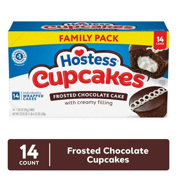 Hostess Cupcakes, Chocolate Snack Cakes, 22.22 oz Box (14 Count) Free Shipping gallery
