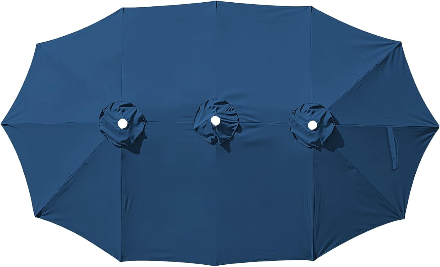15ft Double-sided Umbrella Replacement Canopy Cover,12 ribs Large Triple Parasol gallery