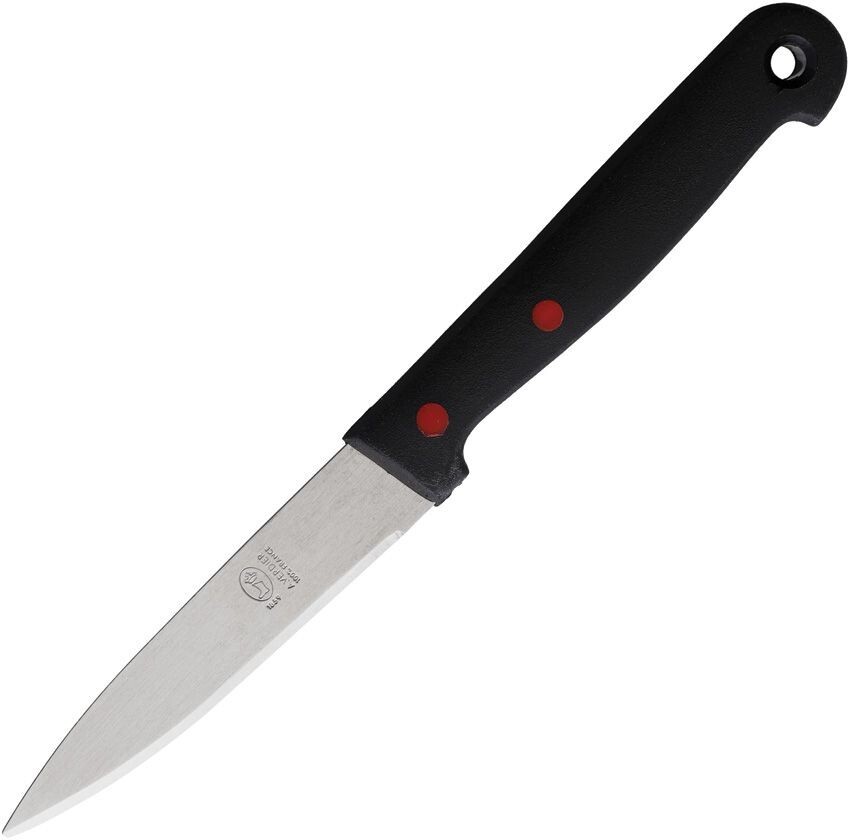 Andre Verdier Kitchen Paring Knife 3.5" Stainless Steel Blade Black ABS Handle