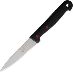 Andre Verdier Kitchen Paring Knife 3.5″ Stainless Steel Blade Black ABS Handle