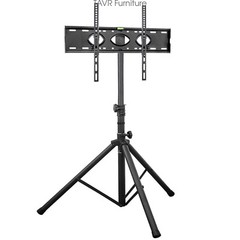 Portable Tripod TV Display Floor Stand with Swivel & Tilt Mount for 37″-70″ TVs