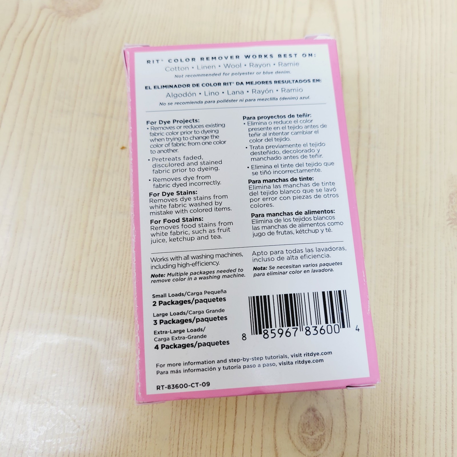 3X Rit Laundry Treatment Color Remover Powder 2 oz (6 oz Total) New Packs gallery