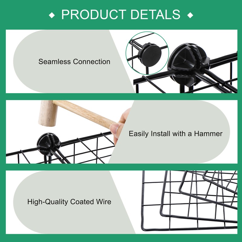 Wire Cube Storage Organizer Shelving 12-Cube Wire Shelves Rack Modular Bookshelf gallery