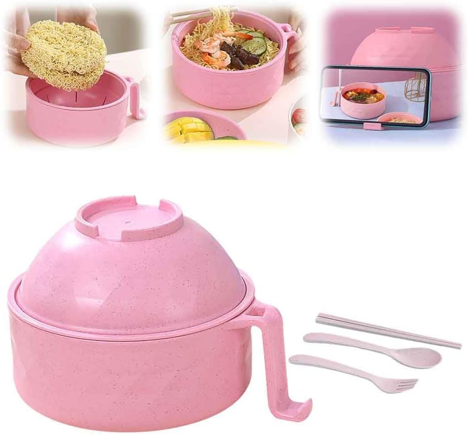 Ramen Bowl Set Microwave Ramen Cooker Instant Noodles Bowl With Chopsticks gallery