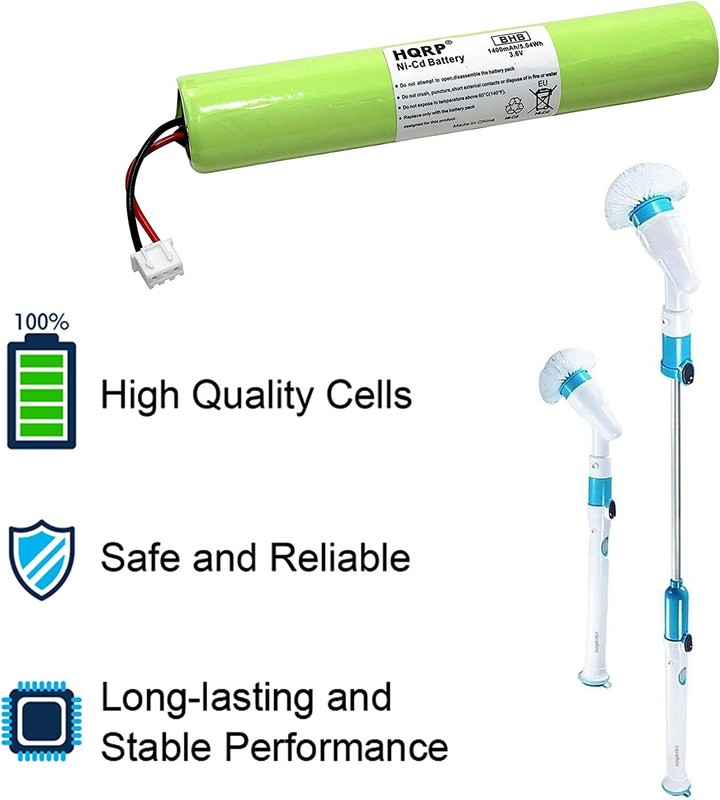 Replacement Rechargeable Battery for Hurricane Spin Scrubber Brush Cleaner Mop gallery