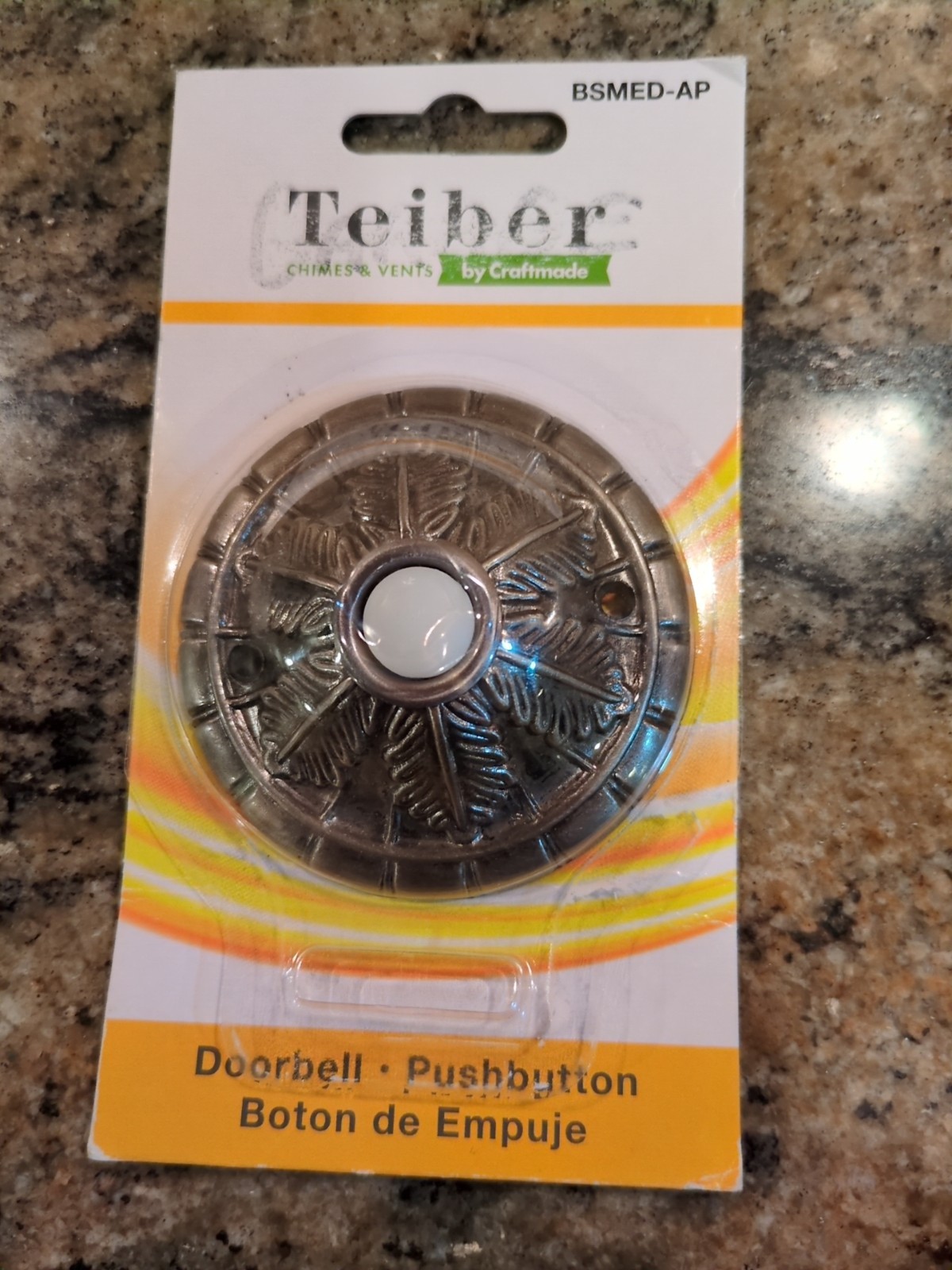 Teiber Pushbutton Door Bell Round NEW Surface Mount 2 Wire Craftmade Brand gallery