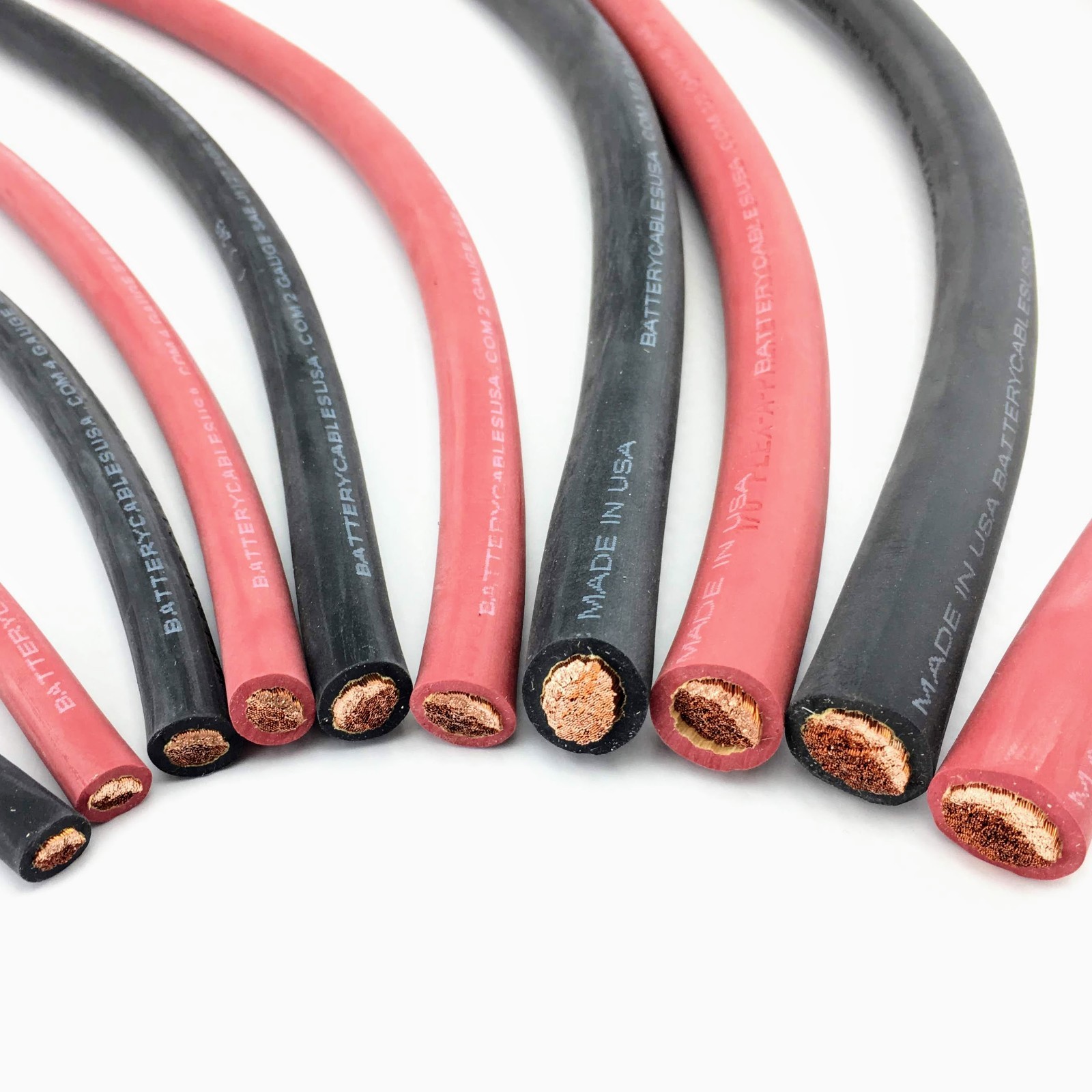 Welding Cable Flexible Rubber SGR Battery Cable SAE J1127 Pure Copper - USA Made gallery
