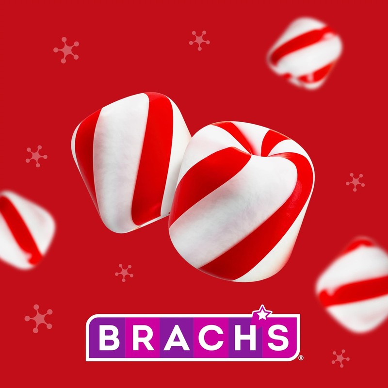 Brach's Bobs Sweet Stripes Soft Peppermint 160 Count (28 oz), White,Red gallery