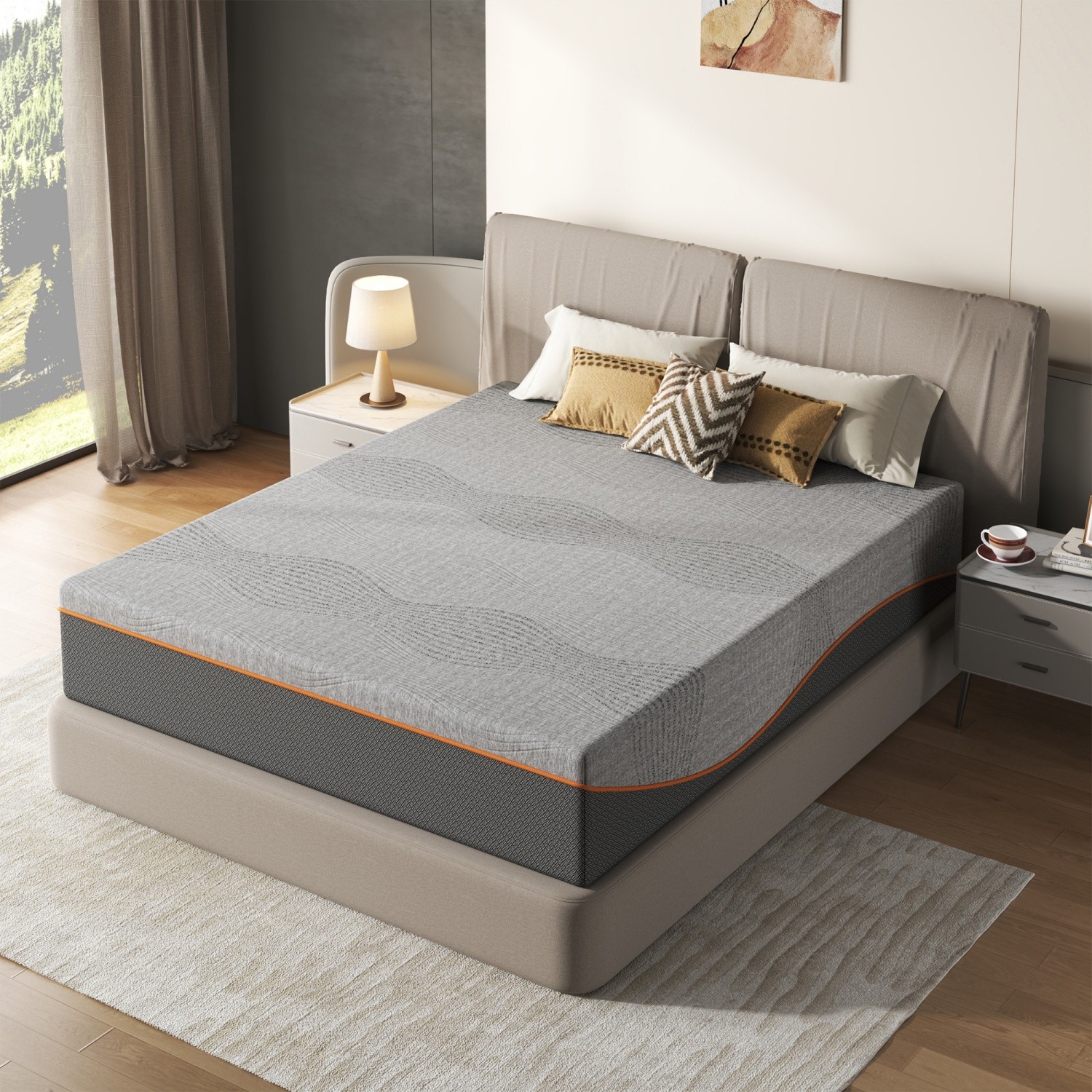 14in Full/Queen/King Size Memory Foam Mattress Medium Soft CertiPUR-US Certified gallery