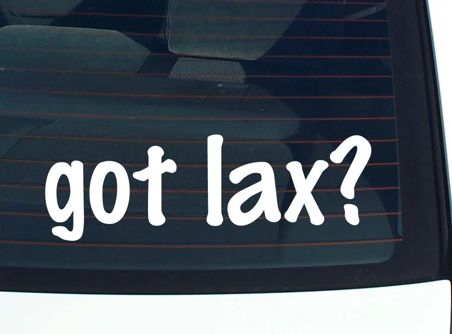 got lax? CAR DECAL BUMPER STICKER VINYL FUNNY JOKE WINDOW gallery