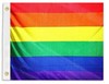 Rainbow Pride Flag 12X18 Inch 12" x 18" Grommets Boat Flag LGBTQ LGBTQIA+ gallery