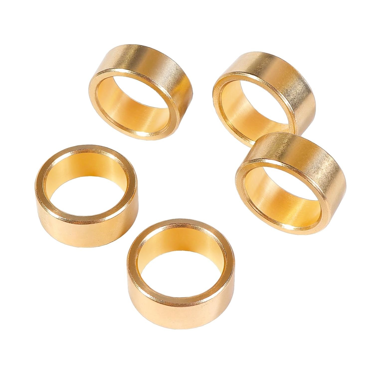 Durable 5-Pack TS400 Arbor Reducers - Brass Construction for Long-lasting Use gallery