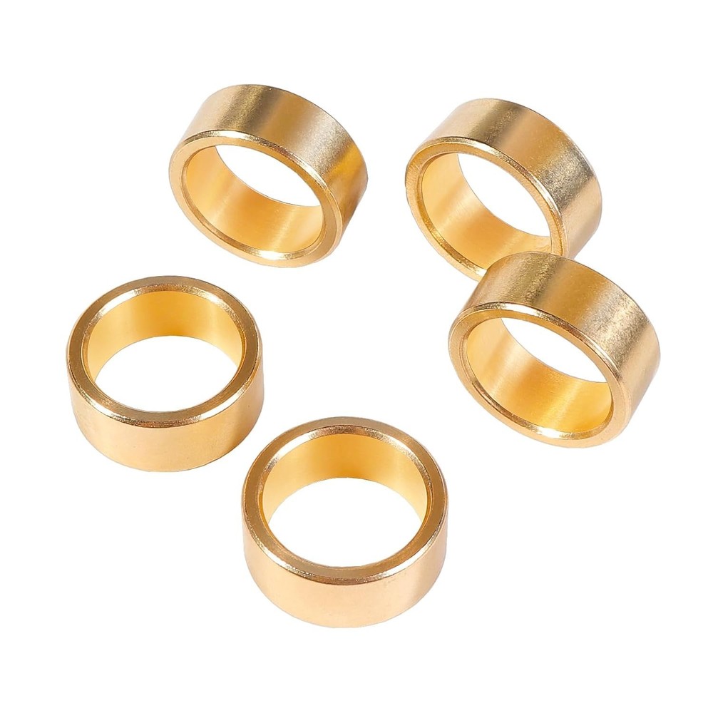 Durable 5-Pack TS400 Arbor Reducers - Brass Construction for Long-lasting Use